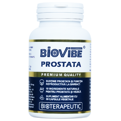 BIOVIBE Prostată sănătoasă - 60 Capsule