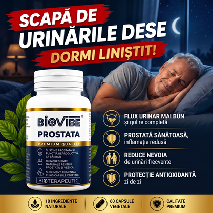 BIOVIBE Prostată sănătoasă - 60 Capsule